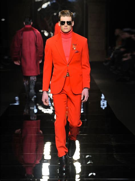 versace red suit|Versace suit cost.